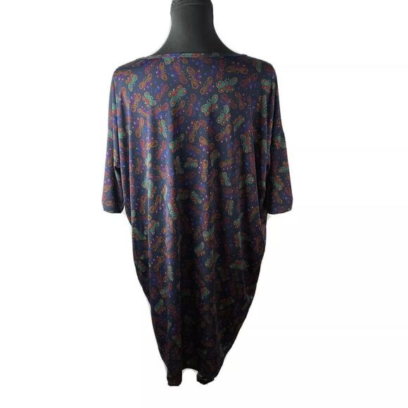 Lularoe Irma Medium Tunic Top Slinky Material Butterfly - Picture 3 of 8